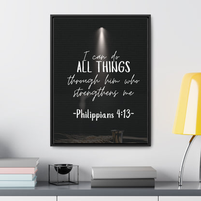 -Philippians 4:13- Quality Made, Art Gallery Canvas