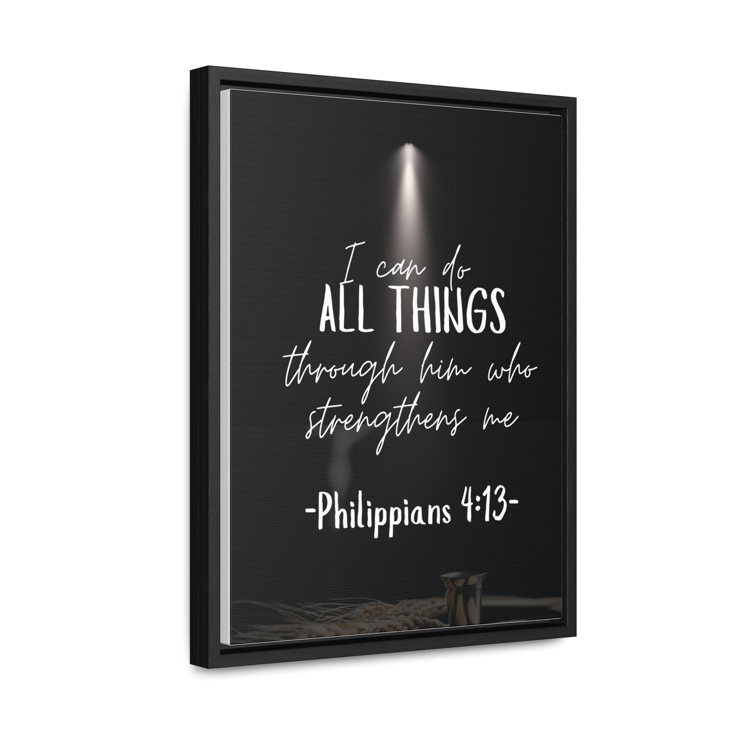 -Philippians 4:13- Quality Made, Art Gallery Canvas