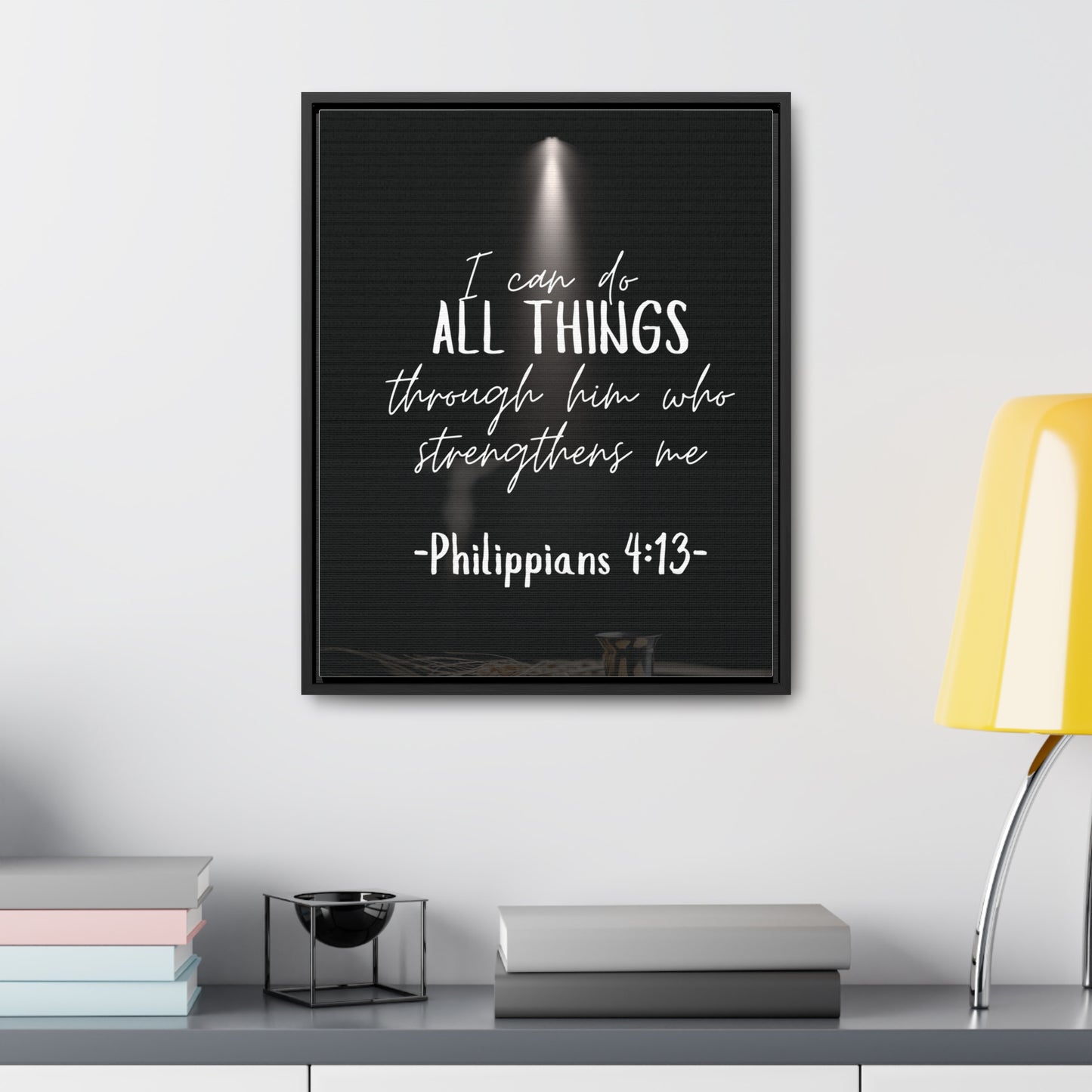 -Philippians 4:13- Quality Made, Art Gallery Canvas