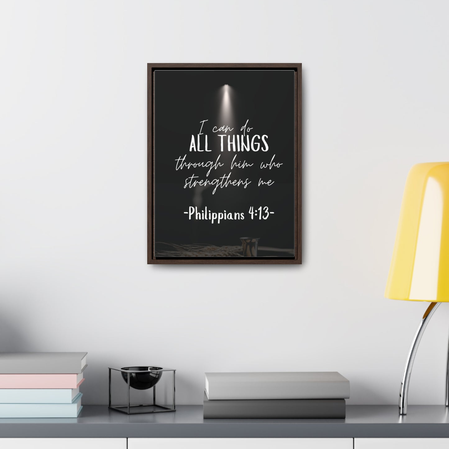 -Philippians 4:13- Quality Made, Art Gallery Canvas