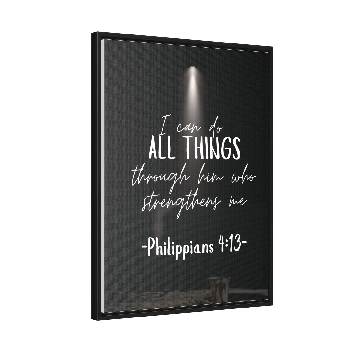 -Philippians 4:13- Quality Made, Art Gallery Canvas