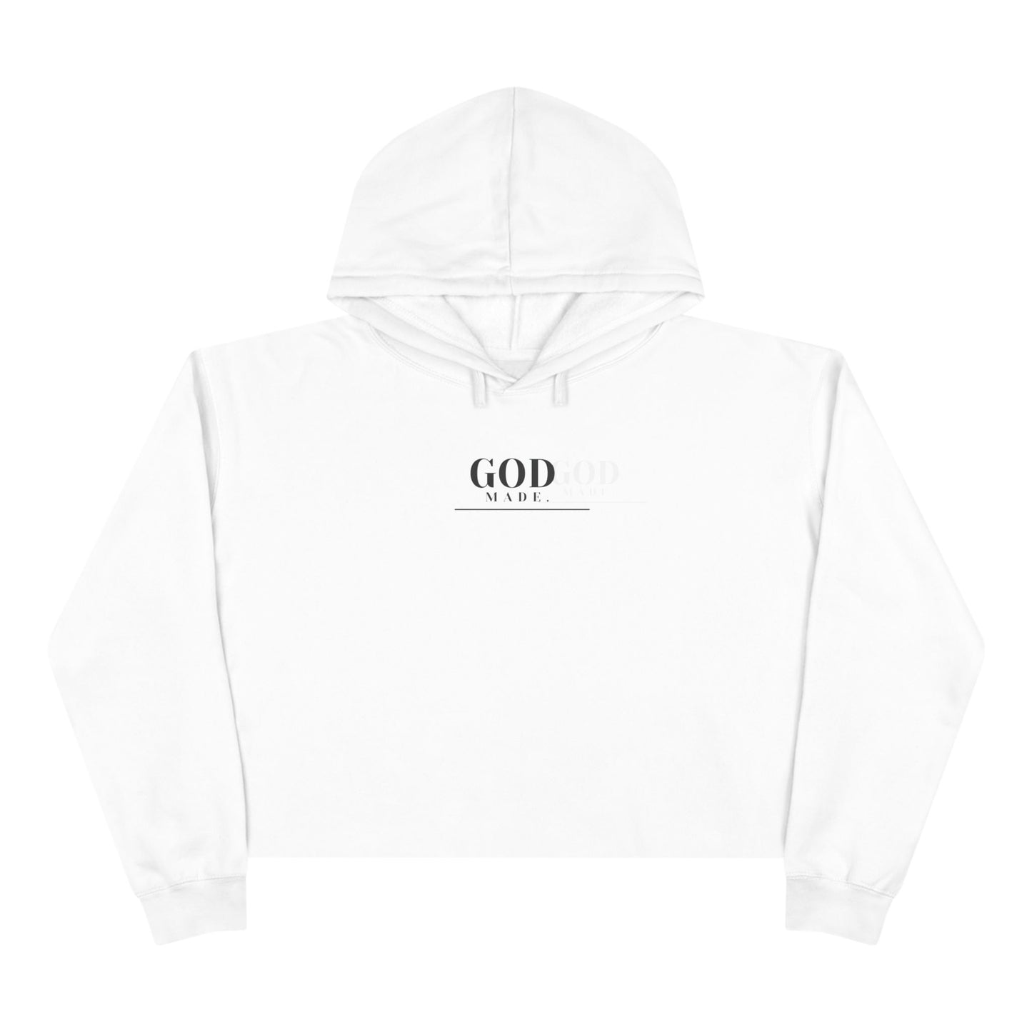 God Made. - Crop Hoodie