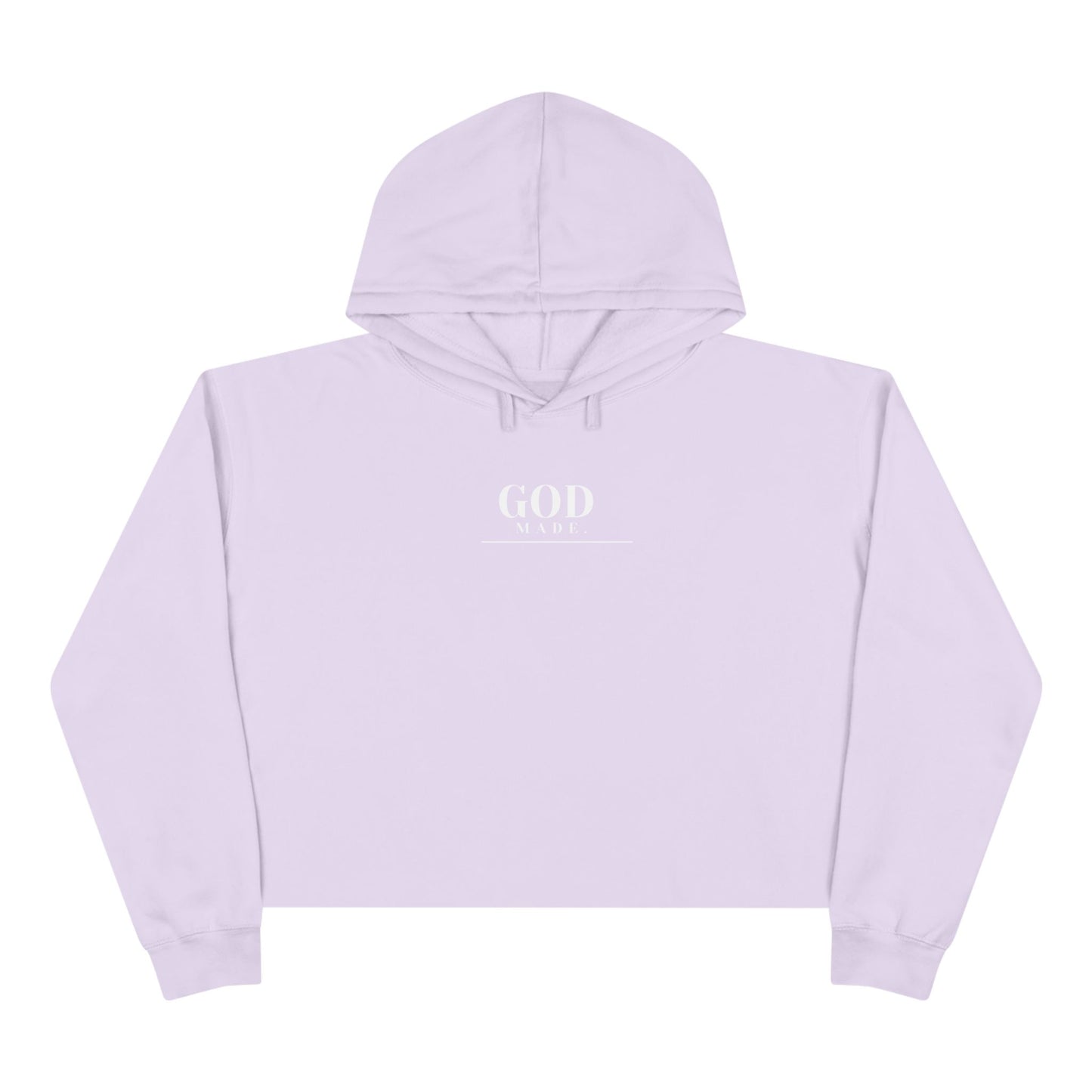 God Made. - Crop Hoodie